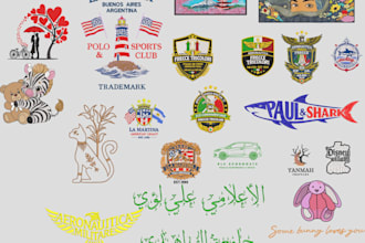 convert your logo to dst,pes,exp using wilcom fast embroidery digitizing