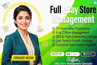 be your ebay lister, VA and complete store management specialist
