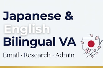your japanese and english bilingual virtual assistant