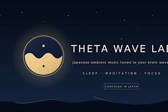 compose custom ambient sleep music with theta wave entrainment