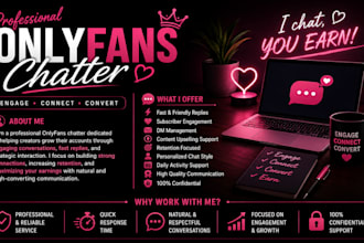 be your chatter for onlyfans and fanvue