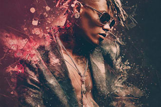 design a professional album cover