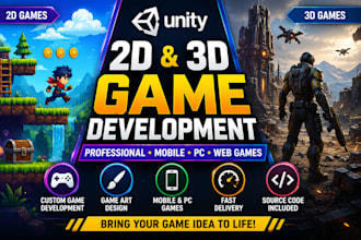 unity 2d, unity 3d game art design, unity game development