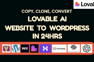 convert lovable ai website to wordpress website rebuild lovable ai to wordpress