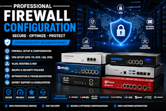 configure any kind of firewall professionally