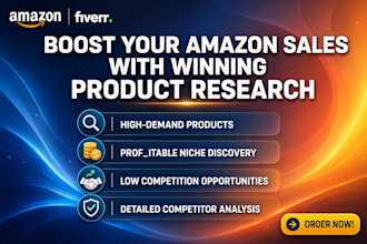 be expert amazon wholesale va for fba product research, sourcing and listing