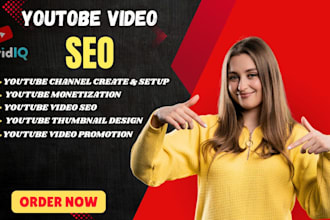 youtube SEO monetization channel setup thumbnail and promotion