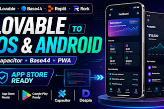convert lovable app to ios android capacitor pwa vibe coding fix base44 rork app