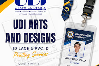 design pvc id cards, badges, and custom lanyards