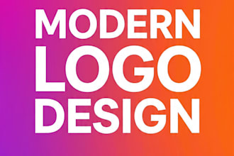 design a modern logo and poster for your brand