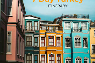 create a custom travel plan for turkiye