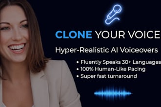 clone your voice and generate custom ai voiceovers