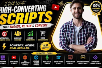 write a high converting webinar youtube video and powerpoint presentation script