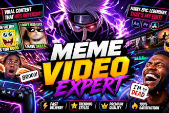 create viral funny meme videos for tiktok reels and