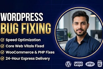 do wordpress speed optimization and fix wordpress errors