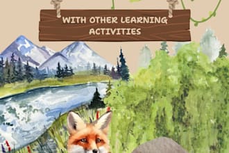 design kids activity books and worksheets