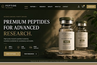 design peptide website fda complaint peptide website woocommerce peptide website