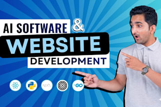 develop ai website,ai chatbot, ai web application