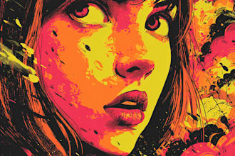 comic book illustration with comic book illustrator