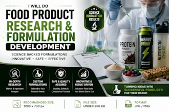 formulate supplements protein and health drink products