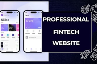 build a fintech website fintech app fintech banking loan app finance bank app