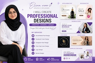 professionally design social media posts and gig covers
