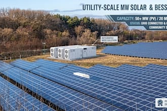 design utility scale mw pv and bess community solar projects