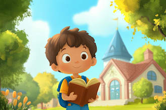 children book illustration and children book illustration