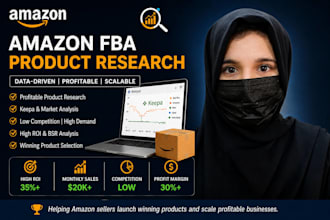 do profitable amazon fba product research and keepa analysis