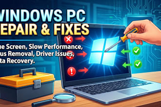 fix any error in your device windows for 5 USD