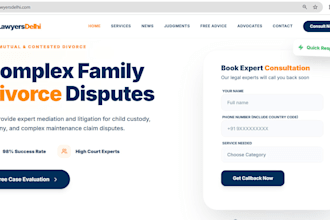 build or fix a responsive react landing page in 24 hours