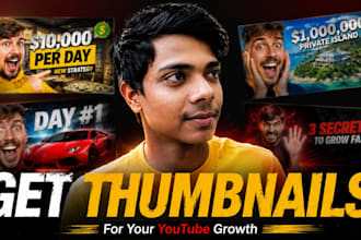 create viral mrbeast style youtube thumbnails