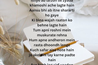 write hindi blog posts, shayari, and creative articles