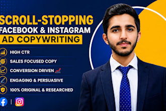 write scroll stopping facebook and instagram ad copy that converts