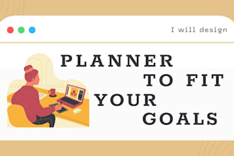 create customize minimal printable planners and journals