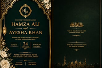 design professional wedding cards