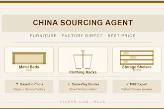 find chinese furniture suppliers and get you the best factory price