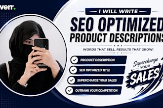 write SEO product descriptions that boost sales
