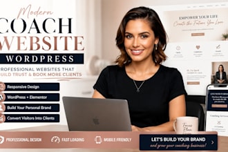 design wordpress website for coaches