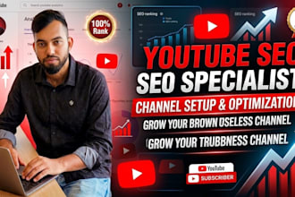 provide complete youtube SEO and business channel setup