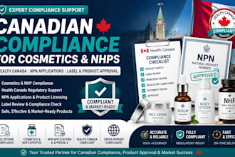 help products meet canadian compliance for cosmetics, nhps