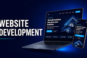 develop a responsive landing page website
