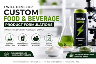 do food product research and formulation development