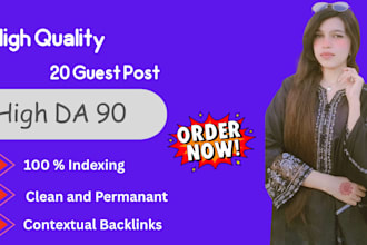 do high da guest posting on da 90 website with dofollow SEO backlinks