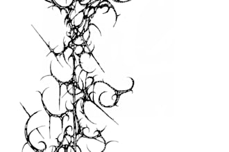 design dark tribal and cybersigilism tattoo artwork