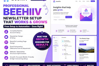 create beehiiv landing page setup beehiiv newsletter design beehiiv website