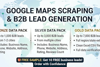 do google maps scraping for b2b lead generation