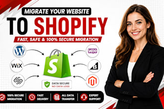 migrate wordpress to shopify move wix squarespace to shopify