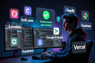 fix deploy lovable, replit, google ai studio, supabase, vercel ai app