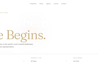 create a modern responsive website